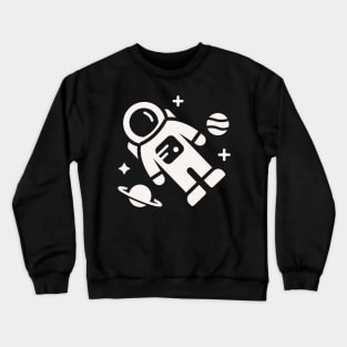 Astronaut And Planets Crewneck Sweatshirt